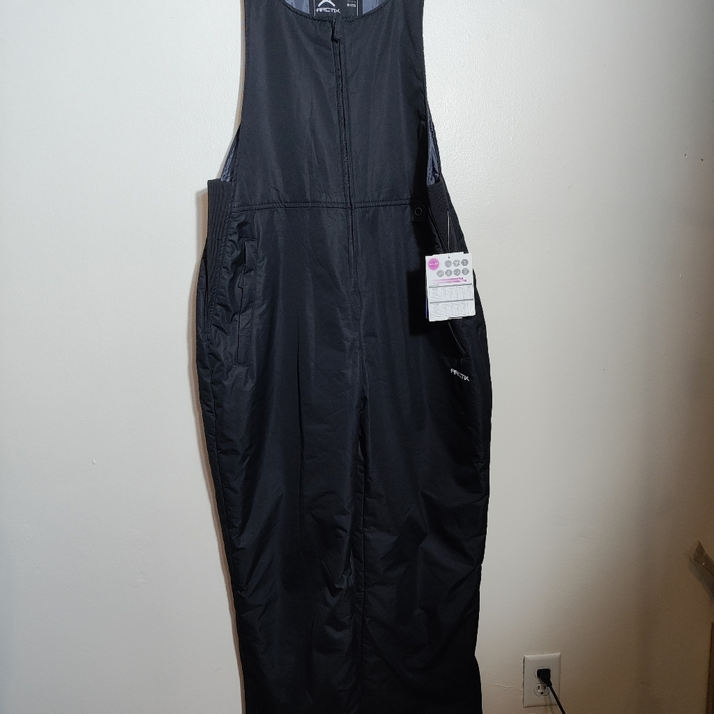 Arctic Women's Insulated Bib Overall Black Size 1X  Closet Staple ,Minimalist